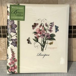 Portmeirion Botanic Garden Recipes Book Sweet Pea 9.5” x 8.5”